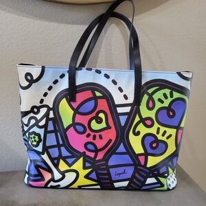 Pickleball Colorful Women's Tote Bag by Lopuck